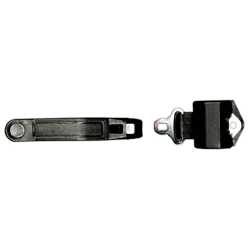 IAL0090 Black Lap Seat Belt with Retractor