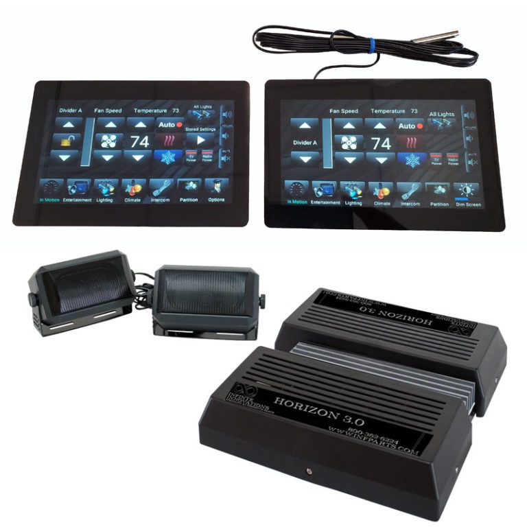 Car diagnostic tools with two screens and connectors.