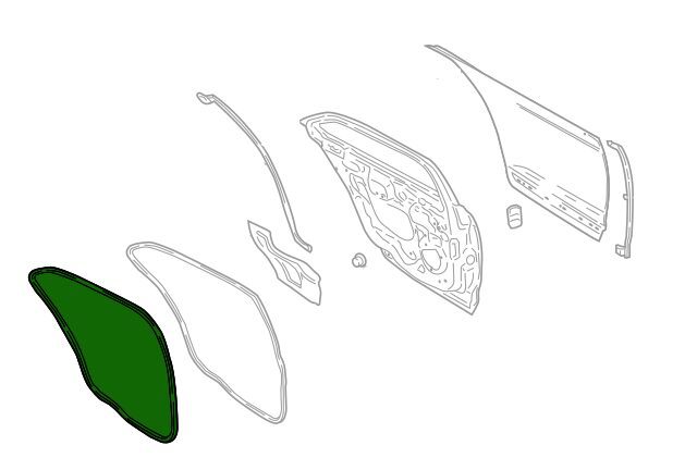 Rear Door Secondary Weatherstrip - Image 2