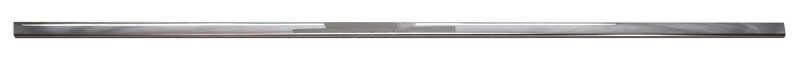A long, thin metallic bar with a reflective surface.