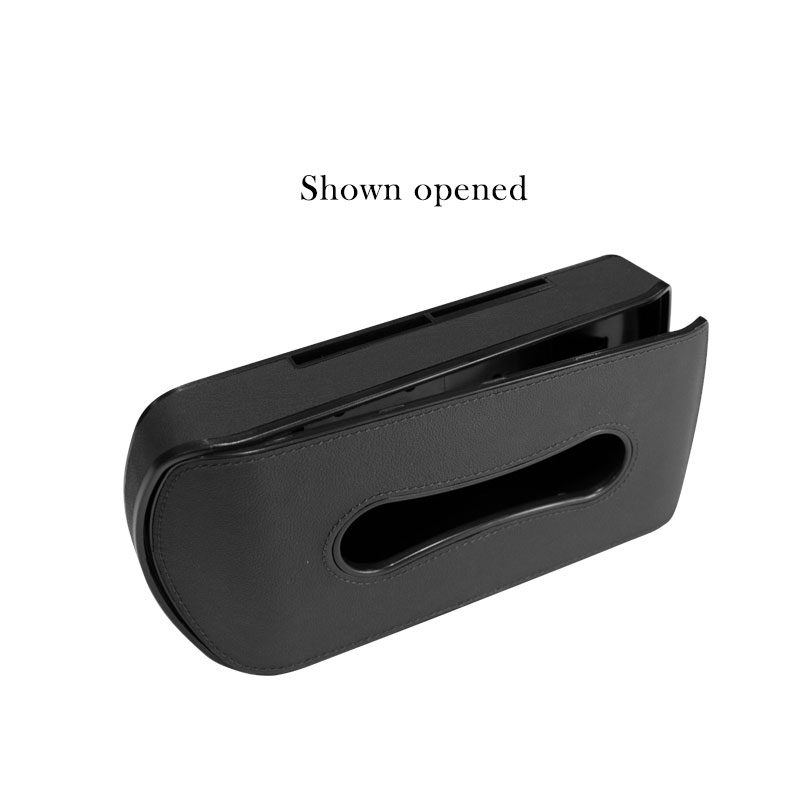 Black plastic clip shown in open position.