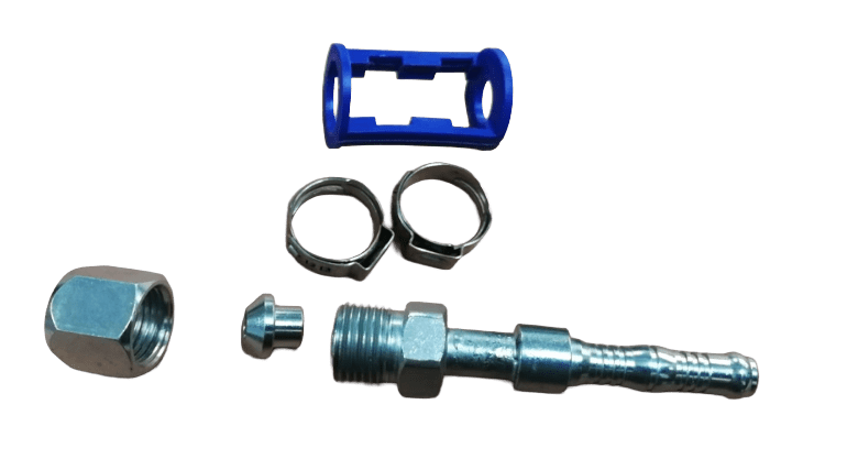 EZ-Crimp Flare Fitting – #10 Flare x #12 Hose x Straight